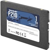 Patriot P210 2.5" 1000 GB Serial ATA III Nero, 1000 GB, 2.5", 500 MB/s