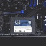 Patriot P210 2.5" 128 GB Serial ATA III, Disco a stato solido Nero, 128 GB, 2.5", 450 MB/s