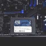 Patriot P210 2.5" 2000 GB Serial ATA III, Disco a stato solido Nero, 2000 GB, 2.5", 500 MB/s