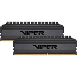 Patriot Viper 4 PVB416G300C6K memoria 16 GB 2 x 8 GB DDR4 3000 MHz Nero, 16 GB, 2 x 8 GB, DDR4, 3000 MHz, 288-pin DIMM