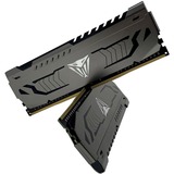 Patriot Viper Steel PVS464G360C8K memoria 64 GB 2 x 32 GB DDR4 3600 MHz grigio, 64 GB, 2 x 32 GB, DDR4, 3600 MHz, 288-pin DIMM