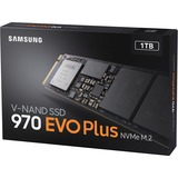 SAMSUNG 970 EVO Plus NVMe M.2 SSD 1 TB, Disco a stato solido Nero, 1000 GB, M.2, 3500 MB/s