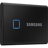 SAMSUNG Portable SSD T7 Touch USB 3.2 1TB Black Nero, 1000 GB, USB tipo-C, 3.2 Gen 2 (3.1 Gen 2), 1050 MB/s, Protezione della password, Nero