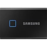 SAMSUNG Portable SSD T7 Touch USB 3.2 1TB Black Nero, 1000 GB, USB tipo-C, 3.2 Gen 2 (3.1 Gen 2), 1050 MB/s, Protezione della password, Nero