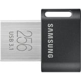 Samsung Flash Drive FIT Plus 256 GB, Chiavetta USB Nero, 256 GB, USB tipo A, 3.2 Gen 1 (3.1 Gen 1), 400 MB/s, Senza coperchio, Grigio, Argento