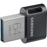 Samsung Flash Drive FIT Plus 64 GB, Chiavetta USB Nero, 64 GB, USB tipo A, 3.2 Gen 1 (3.1 Gen 1), 300 MB/s, Senza coperchio, Grigio, Argento