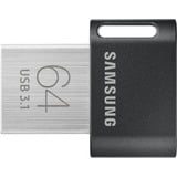 Samsung Flash Drive FIT Plus 64 GB, Chiavetta USB Nero, 64 GB, USB tipo A, 3.2 Gen 1 (3.1 Gen 1), 300 MB/s, Senza coperchio, Grigio, Argento
