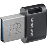 Samsung Flash Drive FIT Plus 64 GB, Chiavetta USB Nero, 64 GB, USB tipo A, 3.2 Gen 1 (3.1 Gen 1), 300 MB/s, Senza coperchio, Grigio, Argento
