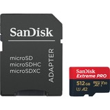 SanDisk Extreme Pro 512 GB MicroSDXC UHS-I Classe 10, Scheda di memoria 512 GB, MicroSDXC, Classe 10, UHS-I, 170 MB/s, 90 MB/s