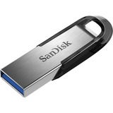 SanDisk ULTRA FLAIR unità flash USB 64 GB USB tipo A 3.0 Nero, Argento 64 GB, USB tipo A, 3.0, 150 MB/s, Senza coperchio, Nero, Argento