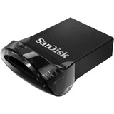SanDisk Ultra Fit unità flash USB 16 GB USB tipo A 3.2 Gen 1 (3.1 Gen 1) Nero Nero, 16 GB, USB tipo A, 3.2 Gen 1 (3.1 Gen 1), Senza coperchio, Nero