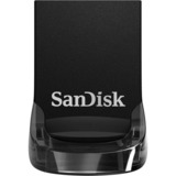 SanDisk Ultra Fit unità flash USB 512 GB USB tipo A 3.2 Gen 1 (3.1 Gen 1) Nero Nero, 512 GB, USB tipo A, 3.2 Gen 1 (3.1 Gen 1), 130 MB/s, Senza coperchio, Nero