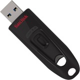 SanDisk Ultra unità flash USB 128 GB USB tipo A 3.0 Nero Nero/Rosso, 128 GB, USB tipo A, 3.0, 100 MB/s, Lamina di scorrimento, Nero