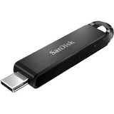 SanDisk Ultra unità flash USB 128 GB USB tipo-C 3.2 Gen 1 (3.1 Gen 1) Nero Nero, 128 GB, USB tipo-C, 3.2 Gen 1 (3.1 Gen 1), 150 MB/s, Lamina di scorrimento, Nero