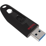 SanDisk Ultra unità flash USB 256 GB USB tipo A 3.2 Gen 1 (3.1 Gen 1) Nero Nero/Rosso, 256 GB, USB tipo A, 3.2 Gen 1 (3.1 Gen 1), 100 MB/s, Lamina di scorrimento, Nero
