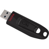 SanDisk Ultra unità flash USB 64 GB USB tipo A 3.2 Gen 1 (3.1 Gen 1) Nero Nero/Rosso, 64 GB, USB tipo A, 3.2 Gen 1 (3.1 Gen 1), 100 MB/s, Lamina di scorrimento, Nero