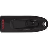 SanDisk Ultra unità flash USB 64 GB USB tipo A 3.2 Gen 1 (3.1 Gen 1) Nero Nero/Rosso, 64 GB, USB tipo A, 3.2 Gen 1 (3.1 Gen 1), 100 MB/s, Lamina di scorrimento, Nero