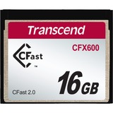 Transcend 16GB CFX600 CFast 2.0 SATA MLC 16 GB, SATA, MLC, 512 MB/s, 160 MB/s, Nero