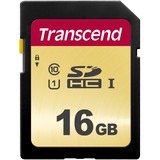 Transcend 16GB, UHS-I, SD SDHC Classe 10 Nero, UHS-I, SD, 16 GB, SDHC, Classe 10, UHS-I, 95 MB/s, 20 MB/s