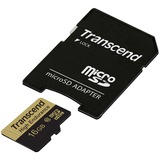 Transcend 16GB microSDHC MLC Classe 10 16 GB, MicroSDHC, Classe 10, MLC, 95 MB/s, 25 MB/s