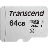 Transcend 300S 64 GB MicroSDXC NAND Classe 10 64 GB, MicroSDXC, Classe 10, NAND, 95 MB/s, 25 MB/s