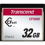 Transcend 32GB CFX600 CFast 2.0 SATA MLC 32 GB, SATA, MLC, 512 MB/s, 160 MB/s, Nero