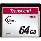 Transcend 64GB CFX600 CFast 2.0 SATA MLC 64 GB, SATA, MLC, 512 MB/s, 160 MB/s, Nero