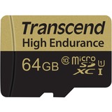 Transcend 64GB microSDXC MLC Classe 10, Scheda di memoria 64 GB, MicroSDXC, Classe 10, MLC, 95 MB/s, 45 MB/s