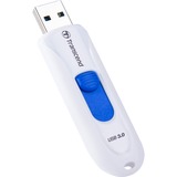 Transcend JetFlash 790 64GB unità flash USB USB tipo A 3.2 Gen 1 (3.1 Gen 1) Bianco bianco/Blu, 64 GB, USB tipo A, 3.2 Gen 1 (3.1 Gen 1), Lamina di scorrimento, 4,9 g, Bianco