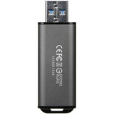 Transcend JetFlash 920 unità flash USB 128 GB USB tipo A 3.2 Gen 1 (3.1 Gen 1) Grigio grigio, 128 GB, USB tipo A, 3.2 Gen 1 (3.1 Gen 1), 420 MB/s, Cuffia, Grigio