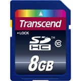 Transcend TS8GSDHC10 memoria flash 8 GB SDHC NAND Classe 10 8 GB, SDHC, Classe 10, NAND, 30 MB/s, Nero