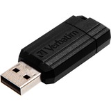 Verbatim PinStripe 3.0 - Memoria USB 3.0 da 16 GB  - Nero Nero, 16 GB, USB tipo A, 3.2 Gen 1 (3.1 Gen 1), Lamina di scorrimento, 7 g, Nero