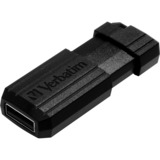 Verbatim PinStripe 3.0 - Memoria USB 3.0 da 16 GB  - Nero Nero, 16 GB, USB tipo A, 3.2 Gen 1 (3.1 Gen 1), Lamina di scorrimento, 7 g, Nero