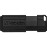 Verbatim PinStripe 3.0 - Memoria USB 3.0 da 16 GB  - Nero Nero, 16 GB, USB tipo A, 3.2 Gen 1 (3.1 Gen 1), Lamina di scorrimento, 7 g, Nero