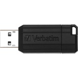 Verbatim PinStripe 3.0 - Memoria USB 3.0 da 64 GB  - Nero Nero, 64 GB, USB tipo A, 3.2 Gen 1 (3.1 Gen 1), Lamina di scorrimento, 7 g, Nero