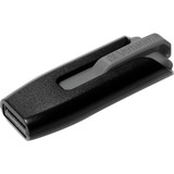 Verbatim V3 - Memoria USB 3.0 16 GB - Nero Nero/grigio, 16 GB, USB tipo A, 3.2 Gen 1 (3.1 Gen 1), 60 MB/s, Lamina di scorrimento, Nero, Grigio