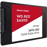 WD Red SA500 2.5" 1000 GB Serial ATA III 3D NAND 1000 GB, 2.5", 530 MB/s, 6 Gbit/s