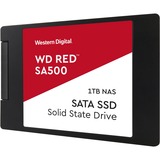 WD Red SA500 2.5" 1000 GB Serial ATA III 3D NAND 1000 GB, 2.5", 530 MB/s, 6 Gbit/s