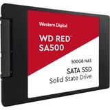 WD Red SA500 2.5" 500 GB Serial ATA III 3D NAND 500 GB, 2.5", 560 MB/s, 6 Gbit/s