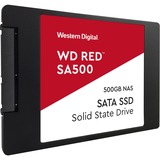 WD Red SA500 2.5" 500 GB Serial ATA III 3D NAND, Disco a stato solido 500 GB, 2.5", 560 MB/s, 6 Gbit/s