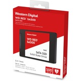 WD Red SA500 2.5" 500 GB Serial ATA III 3D NAND, Disco a stato solido 500 GB, 2.5", 560 MB/s, 6 Gbit/s