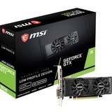 MSI GeForce GTX 1650 4GT LP OC NVIDIA 4 GB GDDR5 GeForce GTX 1650, 4 GB, GDDR5, 128 bit, 7680 x 4320 Pixel, PCI Express x16 3.0