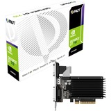 Palit NEAT7100HD46H-2080H scheda video NVIDIA GeForce GT 710 2 GB GDDR3, Scheda grafica GeForce GT 710, 2 GB, GDDR3, 64 bit, 2560 x 1600 Pixel, PCI Express x8 2.0