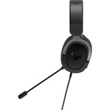 ASUS TUF Gaming H3 Auricolare Cablato A Padiglione Giocare Nero, Grigio, Cuffia da gioco canna di fucile, Cablato, Giocare, 20 - 20000 Hz, 294 g, Auricolare, Nero, Grigio