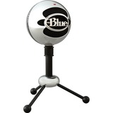 Blue Microphones Snowball Nero, Cromo Microfono da tavolo alluminio, Microfono da tavolo, -10 dB, 40 - 18000 Hz, 16 bit, 44,1 kHz, Cablato