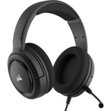 Corsair HS35 Cuffia Padiglione auricolare Connettore 3.5 mm Carbonio, Cuffia da gioco Nero, Cuffia, Padiglione auricolare, Giocare, Carbonio, Stereofonico, Manopola