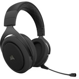 Corsair HS70 PRO Wireless Cuffia Padiglione auricolare Carbonio Nero, Cuffia, Padiglione auricolare, Giocare, Carbonio, Stereofonico, Manopola