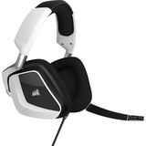 Corsair VOID ELITE USB Cuffia Padiglione auricolare Nero, Bianco, Cuffia da gioco bianco/Nero, Cuffia, Padiglione auricolare, Giocare, Nero, Bianco, Stereofonico, Cablato