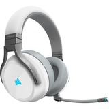 Corsair Virtuoso RGB Cuffia Padiglione auricolare Connettore 3.5 mm USB tipo A Bianco bianco/Argento, Cuffia, Padiglione auricolare, Giocare, Bianco, Stereofonico, Nero