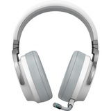 Corsair Virtuoso RGB Cuffia Padiglione auricolare Connettore 3.5 mm USB tipo A Bianco bianco/Argento, Cuffia, Padiglione auricolare, Giocare, Bianco, Stereofonico, Nero